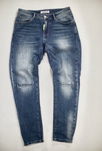 Load image into Gallery viewer, “Calligraphy” slim tapered denim
