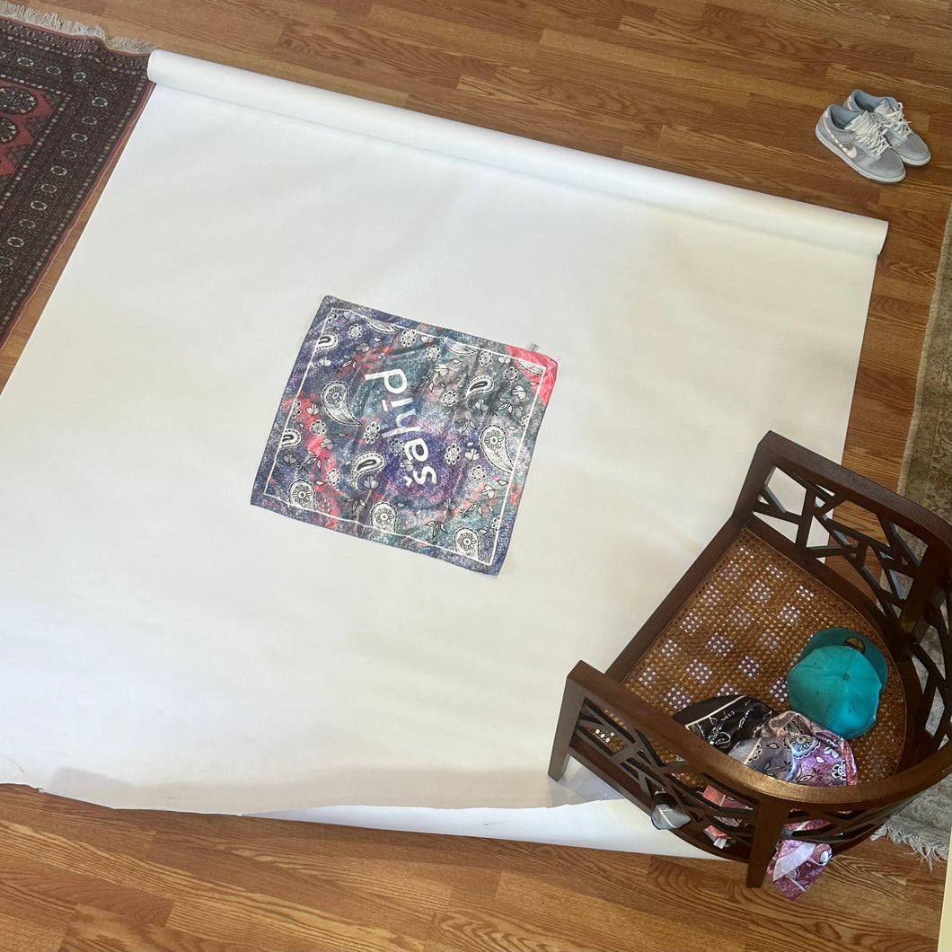 paisley motif scarf [multi colors]